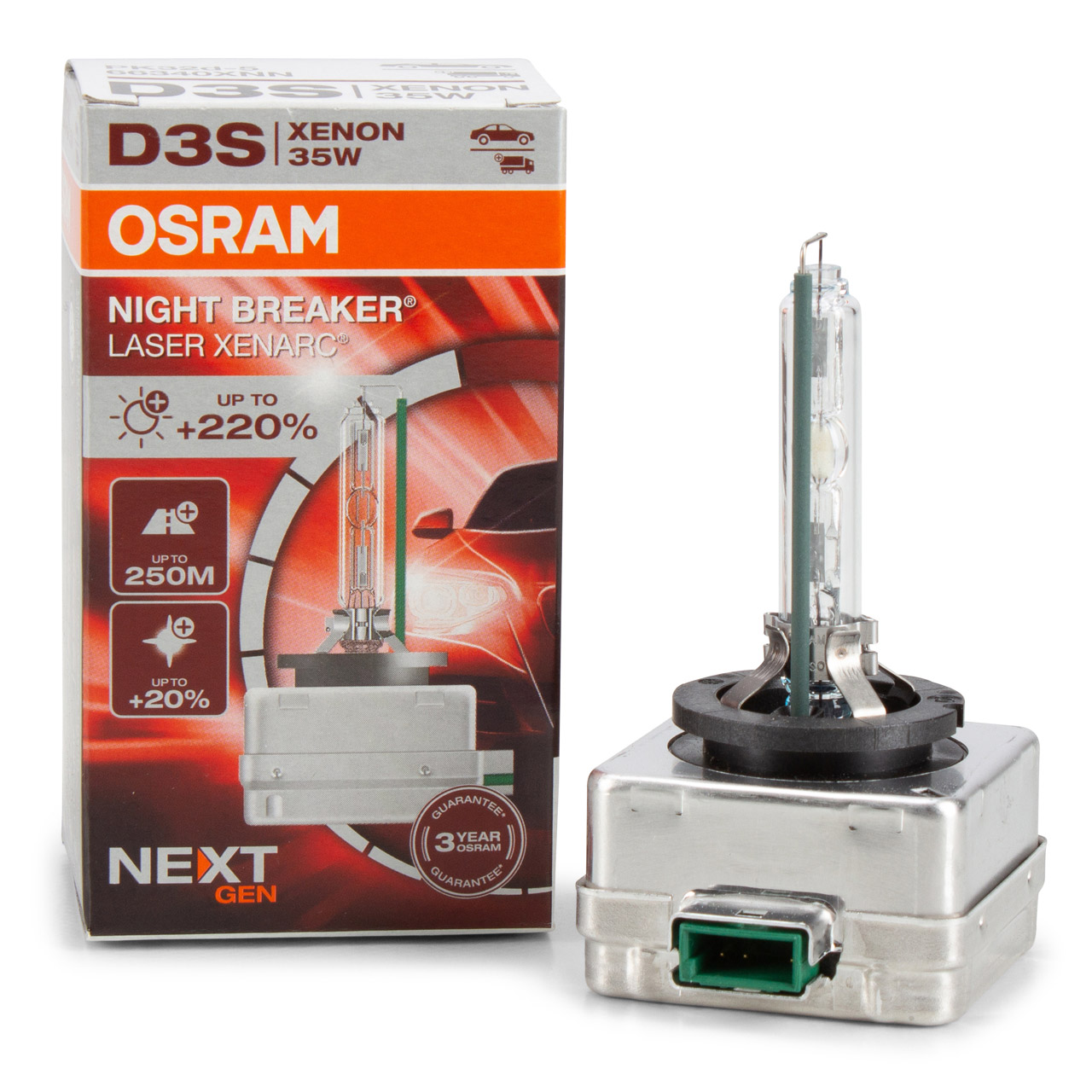 OSRAM Glühlampe D3S NIGHT BREAKER LASER 42V 35W PK32d-5 next
