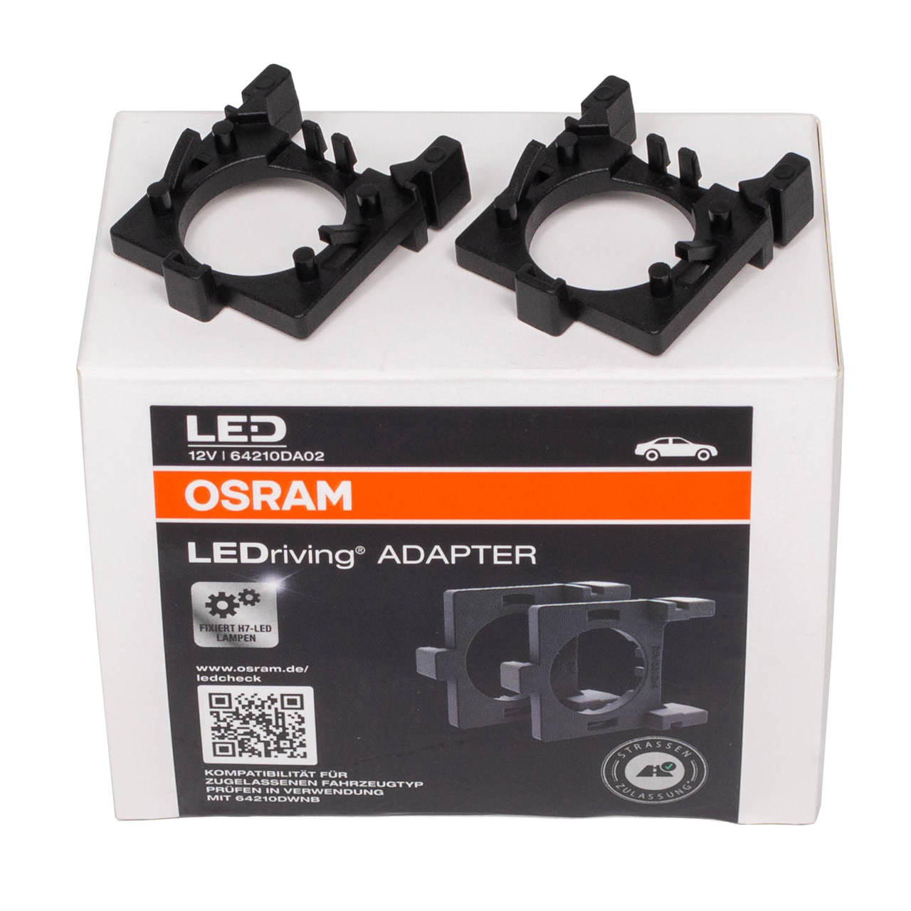 OSRAM 64210DA02 LED Driving LEDriving Adapter Montagehalterung für Night Breaker H7-LED