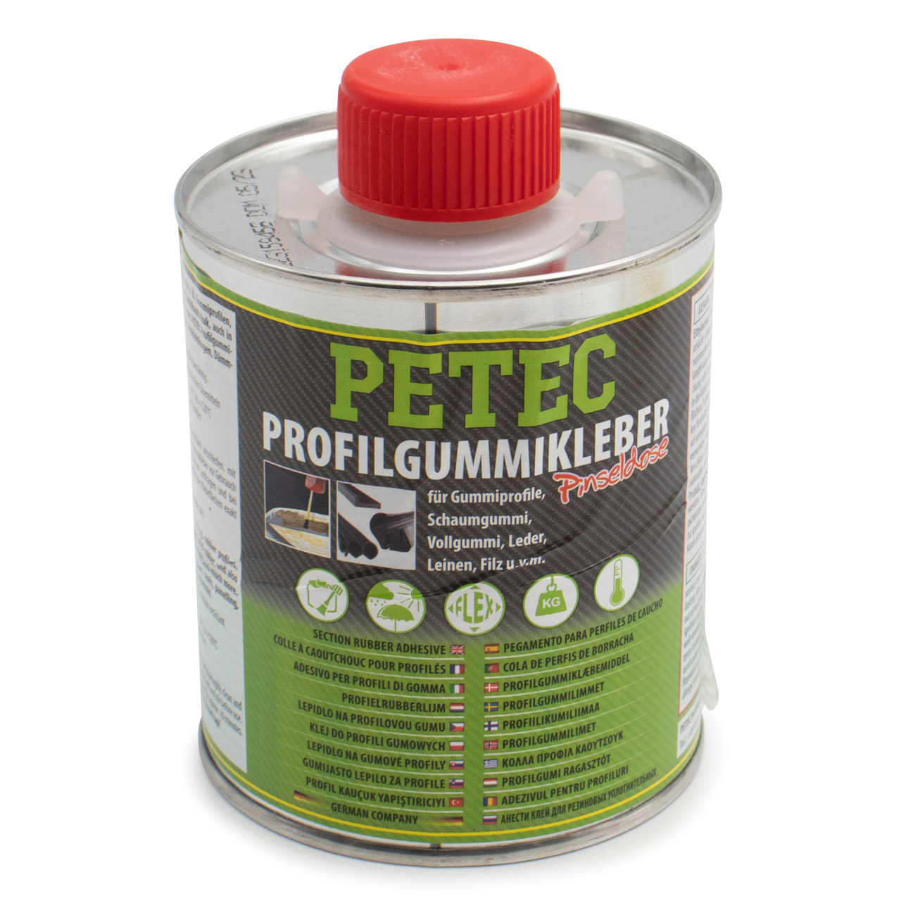 PETEC 93835 Profilgummikleber Pinseldose Montagekleber Gummikleber