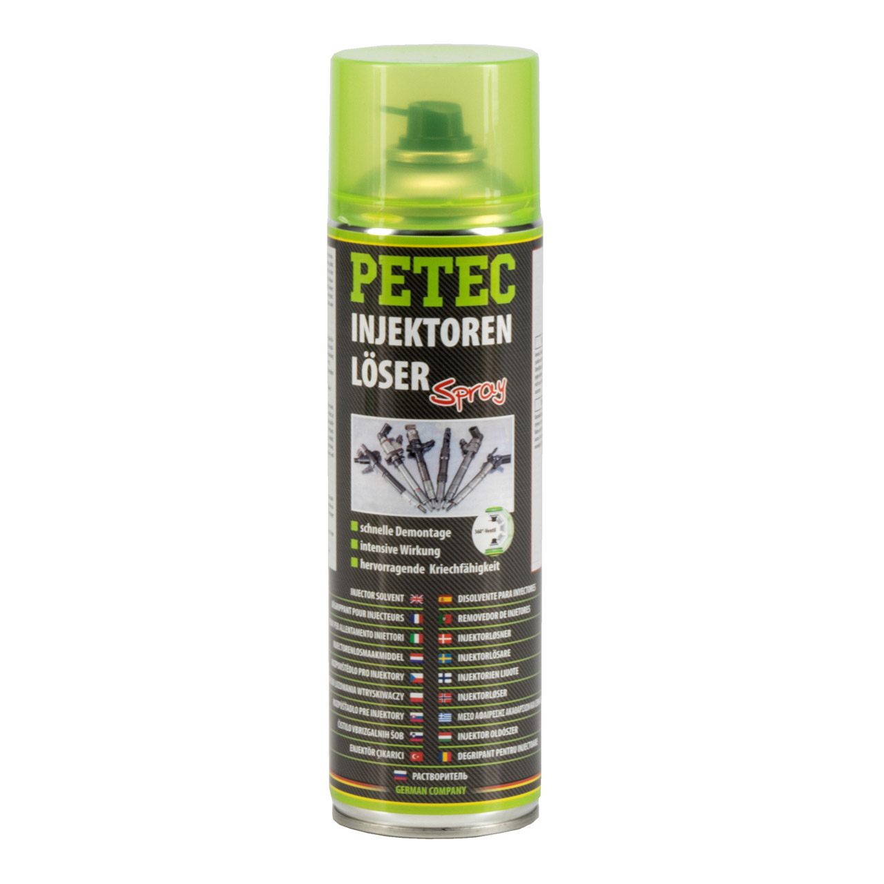 PETEC 70160 Injektorenlöser Zündkerzen Glühkerzenlöser Sprühdose 500ml