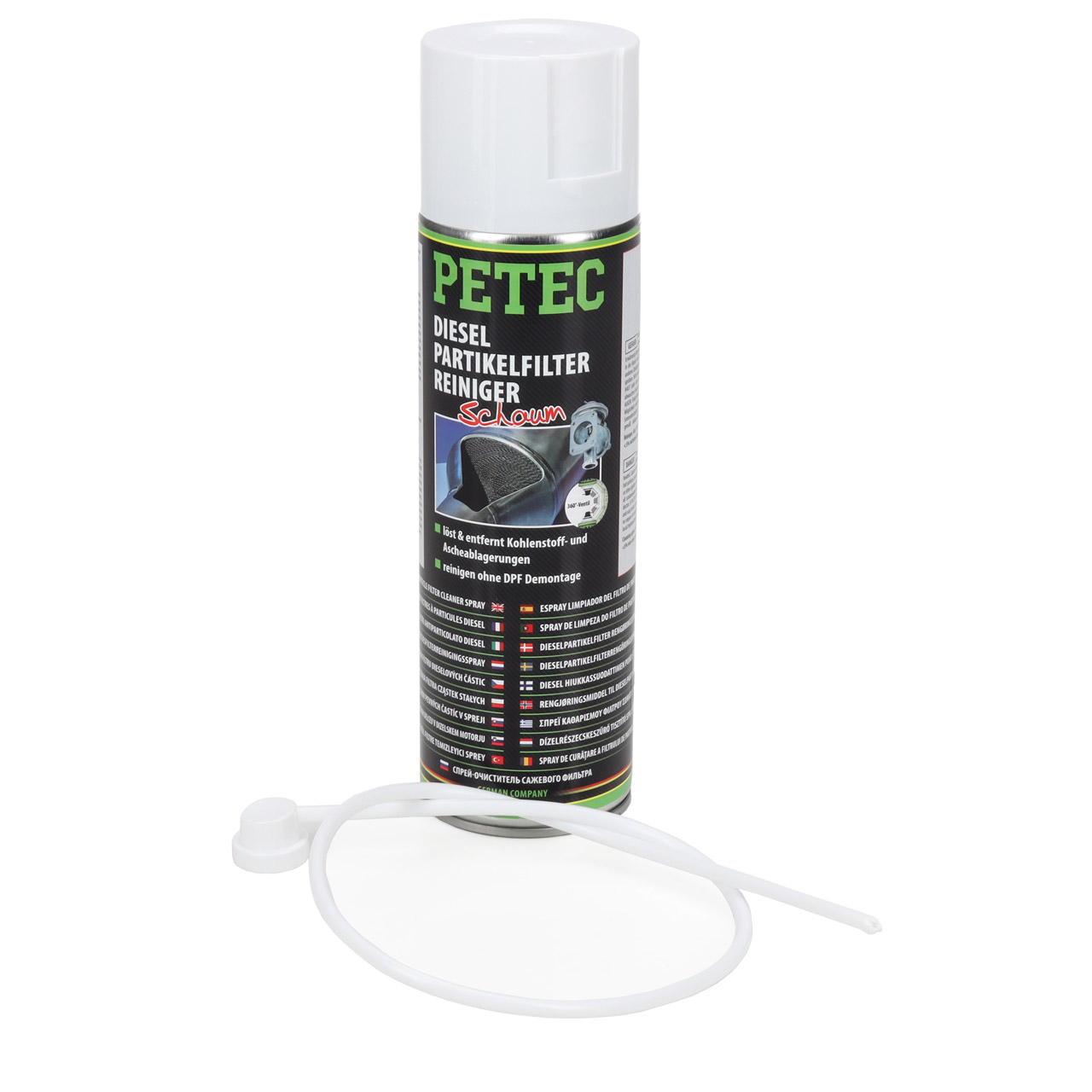 PETEC 72550 Dieselpartikelfilterreiniger Rußpartikelfilter Reiniger Spray 400ml