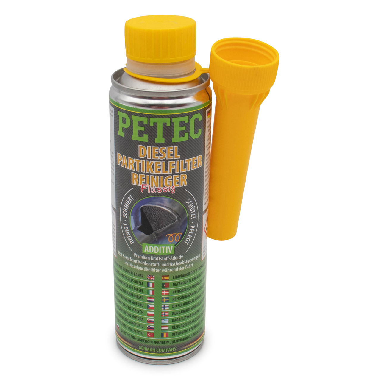 PETEC 80550 Dieselpartikelfilterreiniger Flüssig Premium Kraftstoffadditiv Additiv 300ml