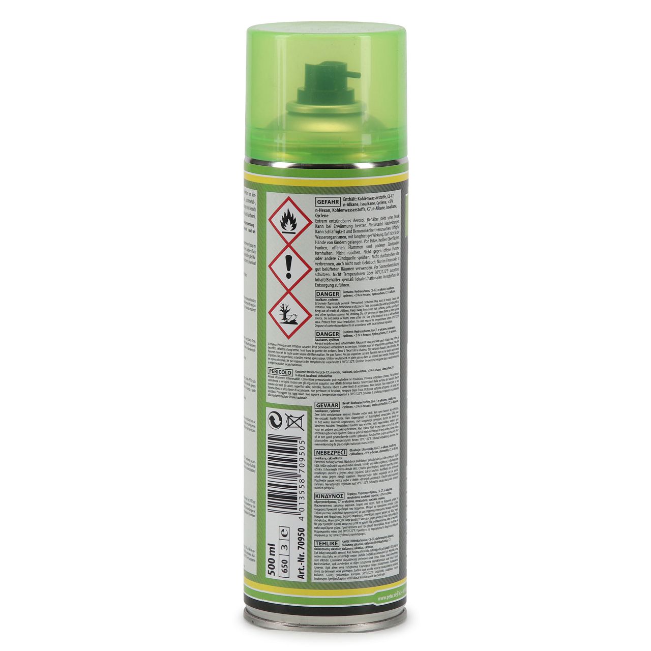 PETEC 70950 Silikonentferner Silikonlöser Fettlöser Spray Klebstofflöser 500ml