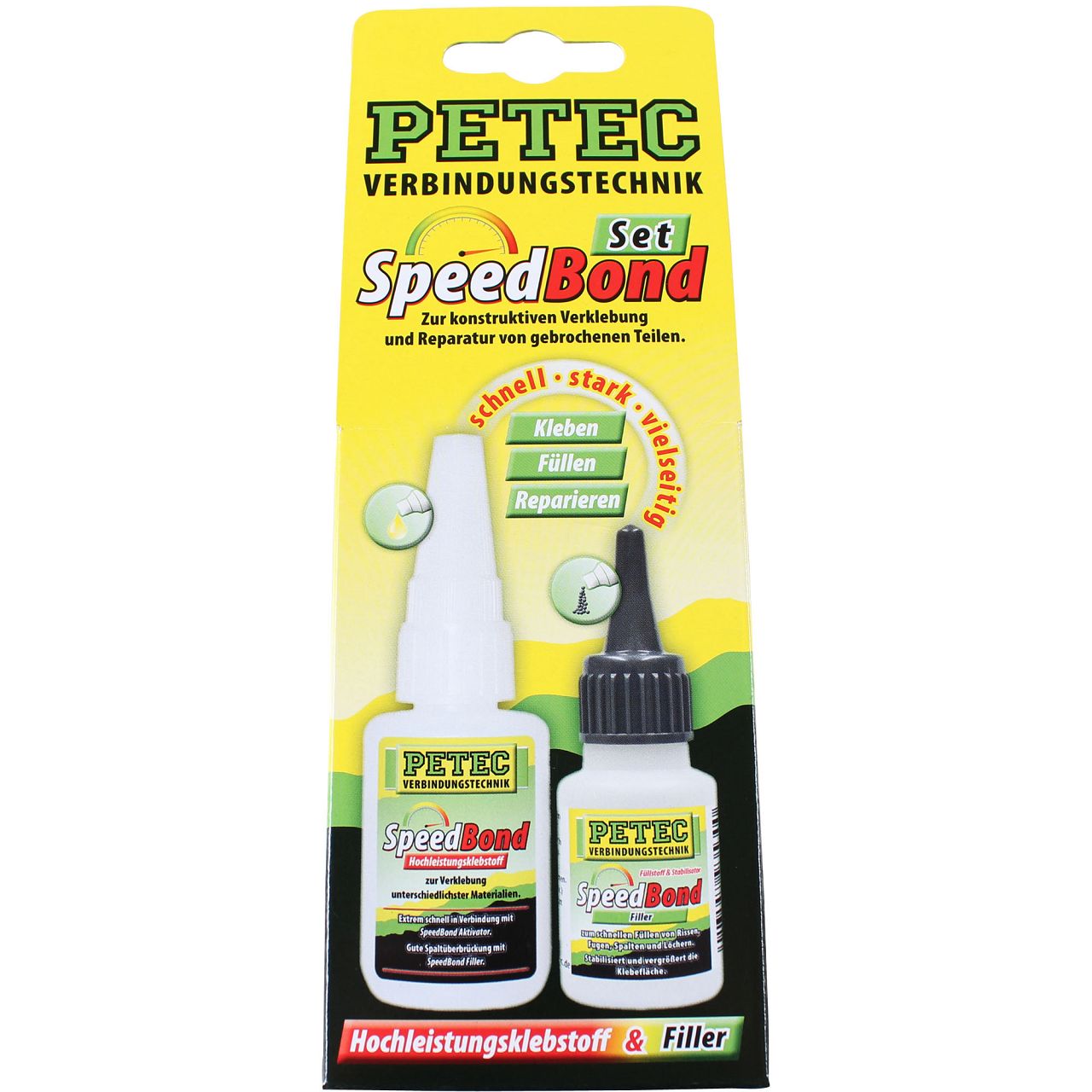 PETEC SpeedBond-Set Hochleistungsklebstoff & Filler 93550