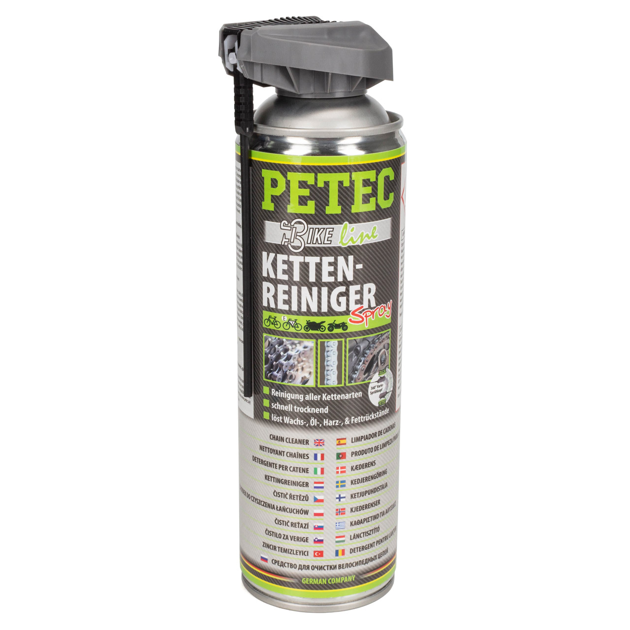 PETEC 70540 Kettenreiniger Spray Bike Line Ketten Antrieb Reiniger