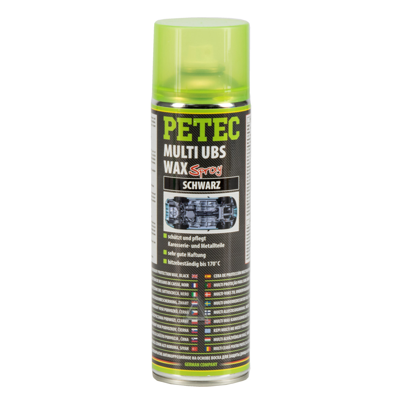 PETEC 73460 MULTI UBS-WAX Spray Unterbodenschutz Korrosionsschutz 500ml
