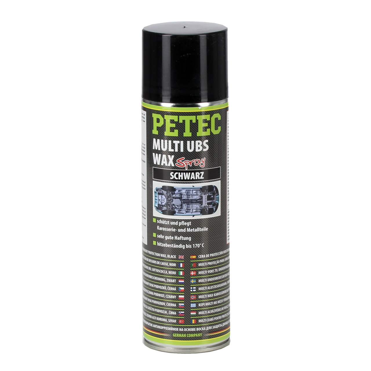 6x 500ml PETEC 73460 MULTI UBS-WAX Spray Unterbodenschutz Korrosionsschutz