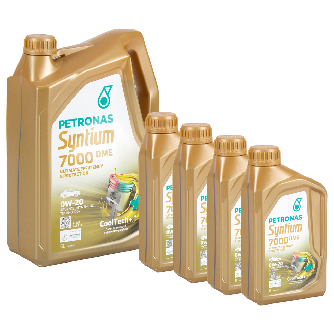 9L 9 Liter PETRONAS Syntium 7000 DME 0W-20 Motor&ouml;l &Ouml;l API SP ACEA C6 f&uuml;r MB 229.71/72