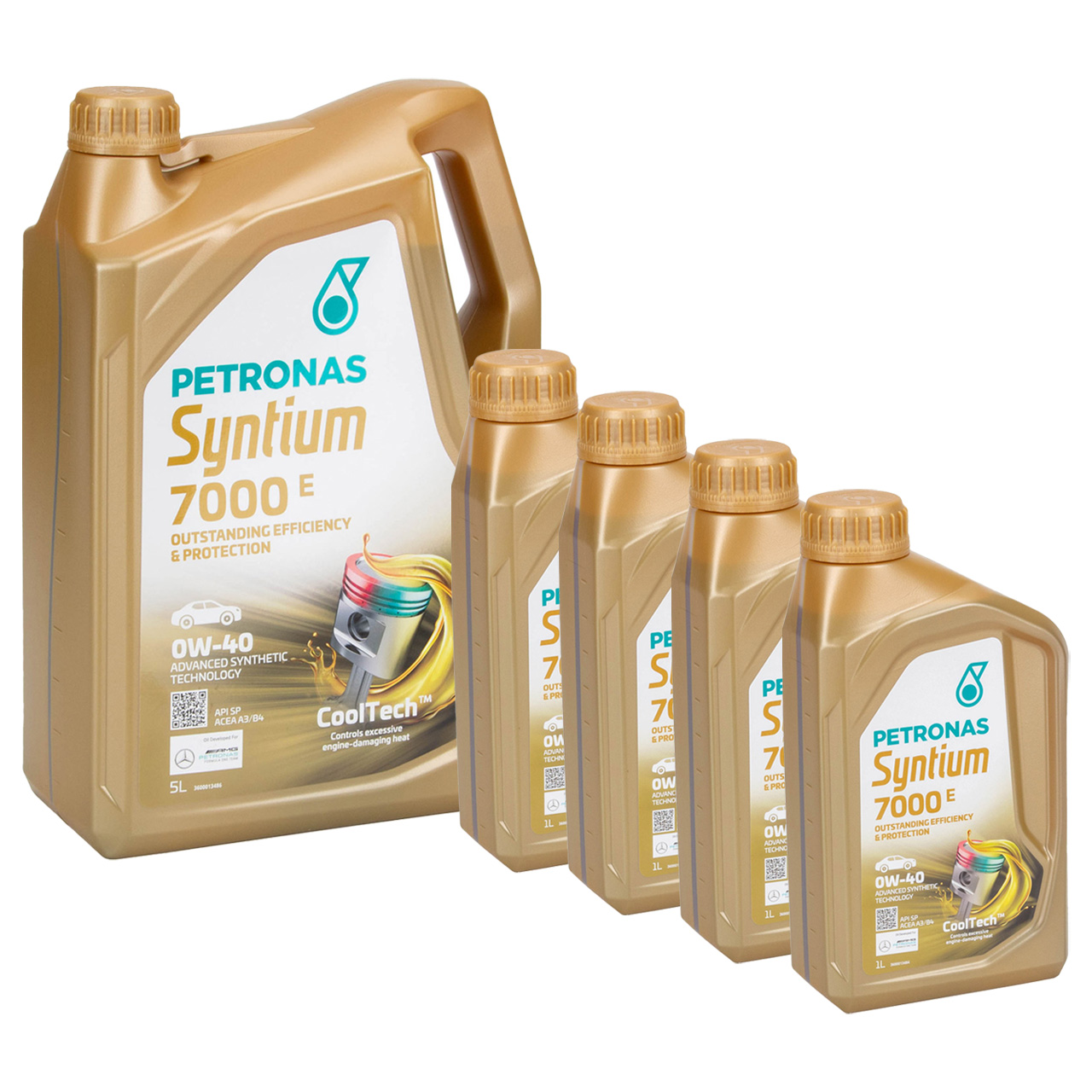 9L 9 Liter PETRONAS Syntium 7000 E 0W-40 Motoröl Öl BMW LL-01 MB 229.5 VW 502/505.00