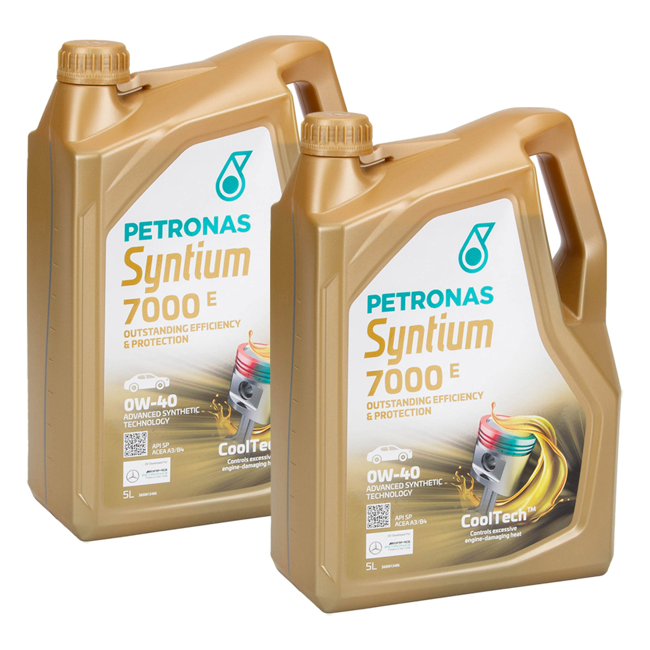 10L 10 Liter PETRONAS Syntium 7000 E 0W-40 Motoröl Öl BMW LL-01 MB 229.5 VW 502/505.00