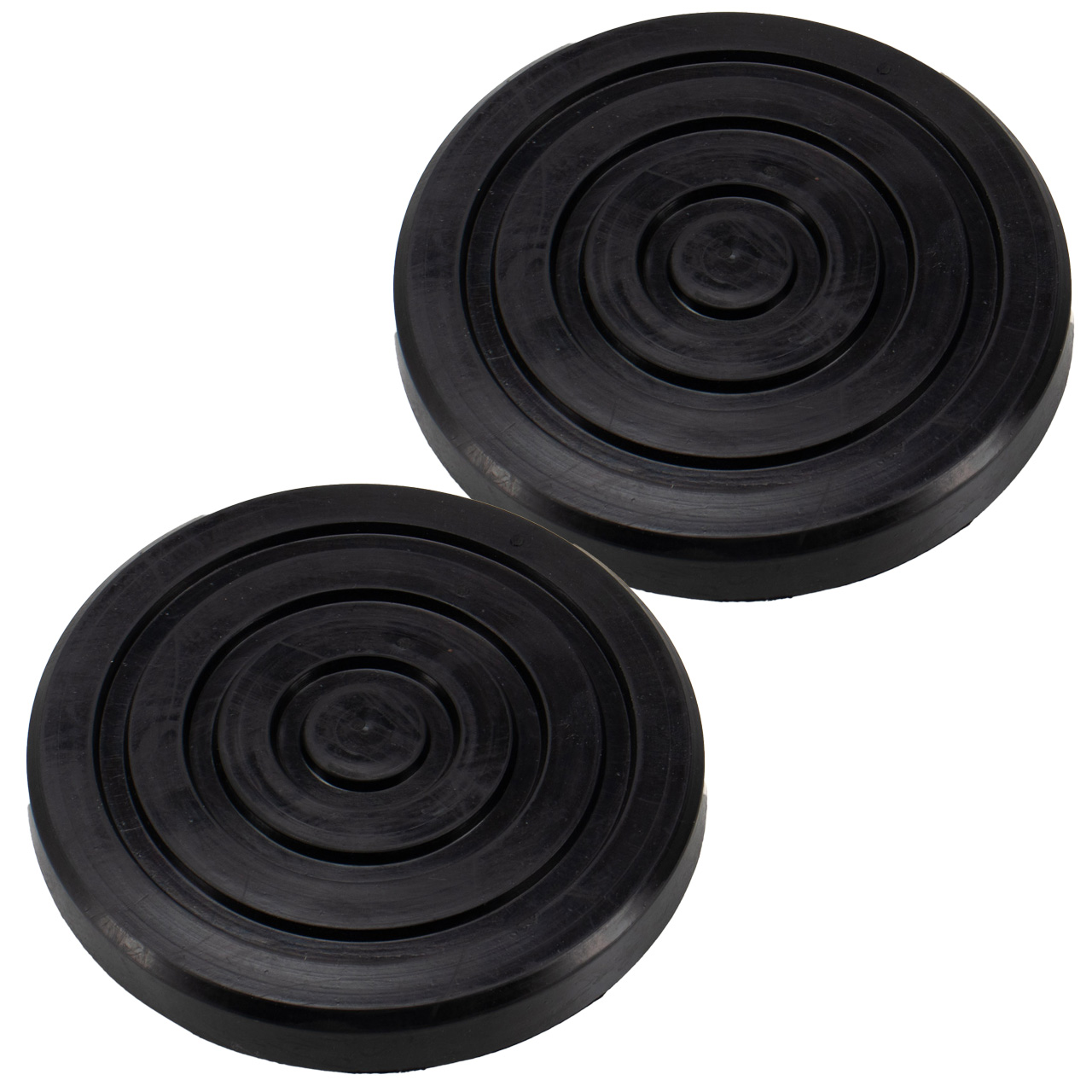 2-pack of rubber pads, rubber blocks, or rubber wedges for 127mm jack stands