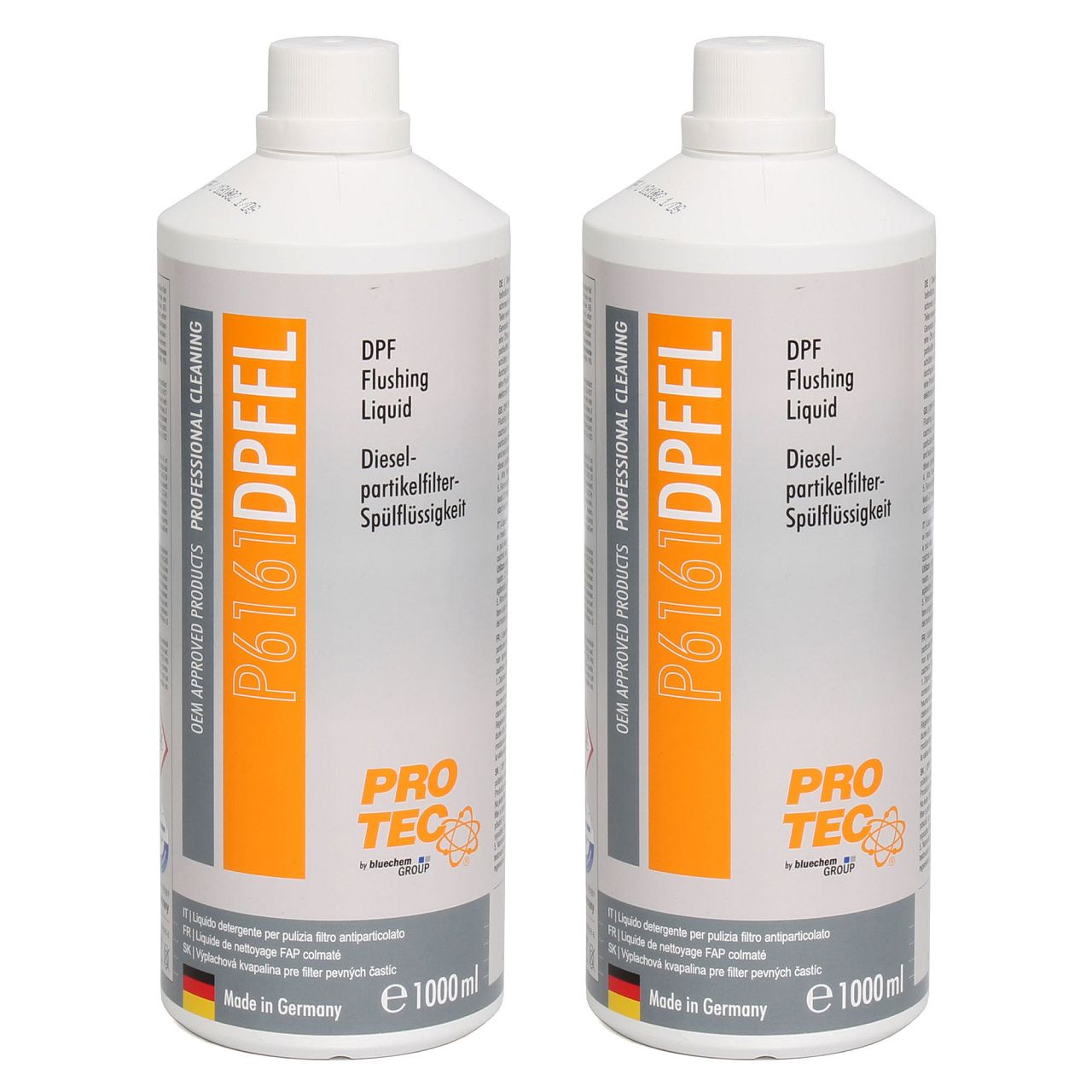 PROTEC DPF Flushing Liquid Dieselpartikelfilter-Spülflüssigkeit Reiniger 2 Liter