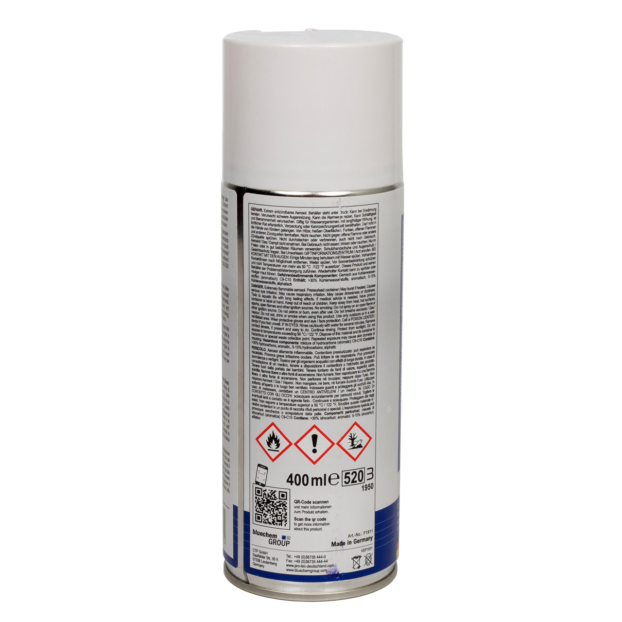 PROTEC P1911 Diesel Applikator Spray Reiniger Ansaugtrakt Verbrennung 400ml