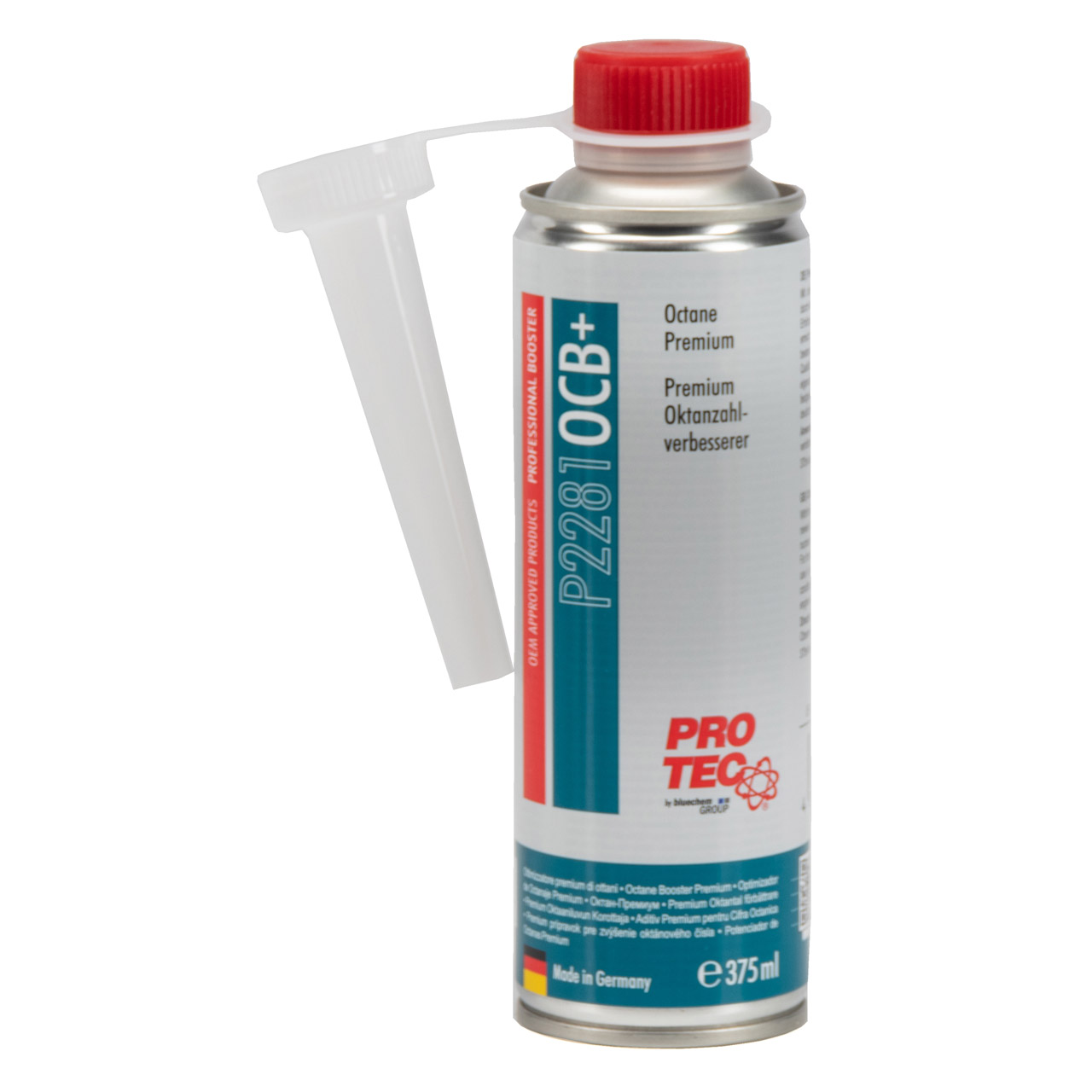 PROTEC P2281 OCB+ Premium Oktanzahlverbesserer Benzinadditiv Additiv 375ml