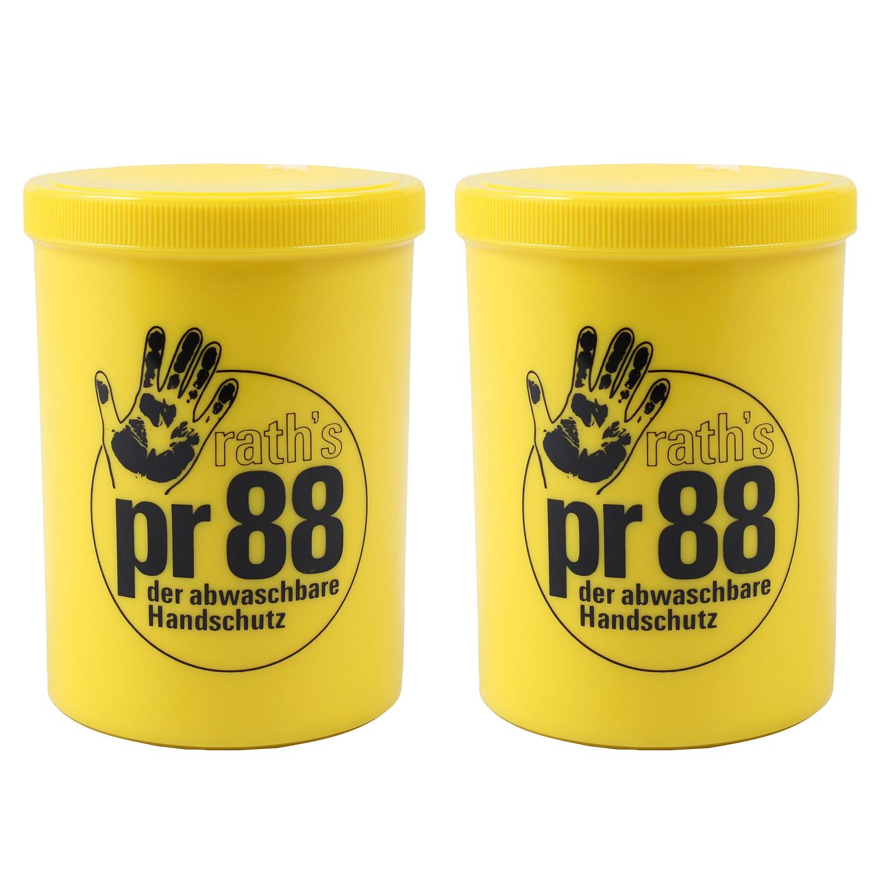 2x 1L 1 Liter RATH's Creme PR 88 Hautschutz der abwaschbare Handschuh Handcreme
