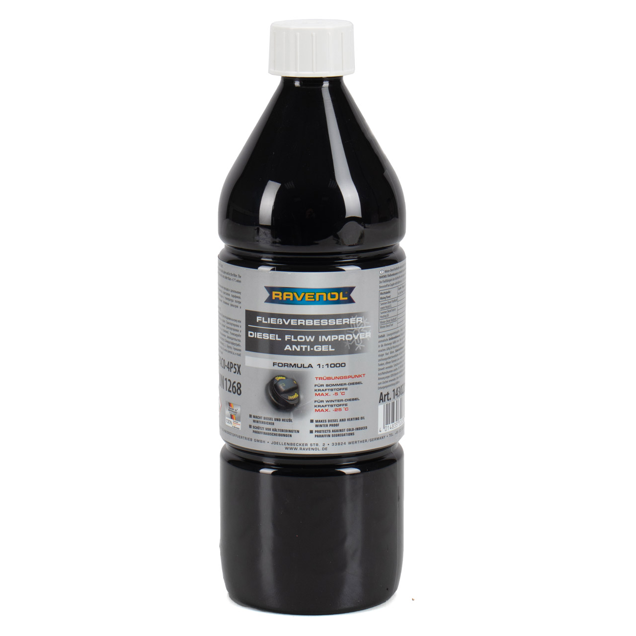 1L 1 Liter RAVENOL 1430220-001 Fließverbesserer 1:1000 Diesel Heizöl Frostschutz Frost Öl