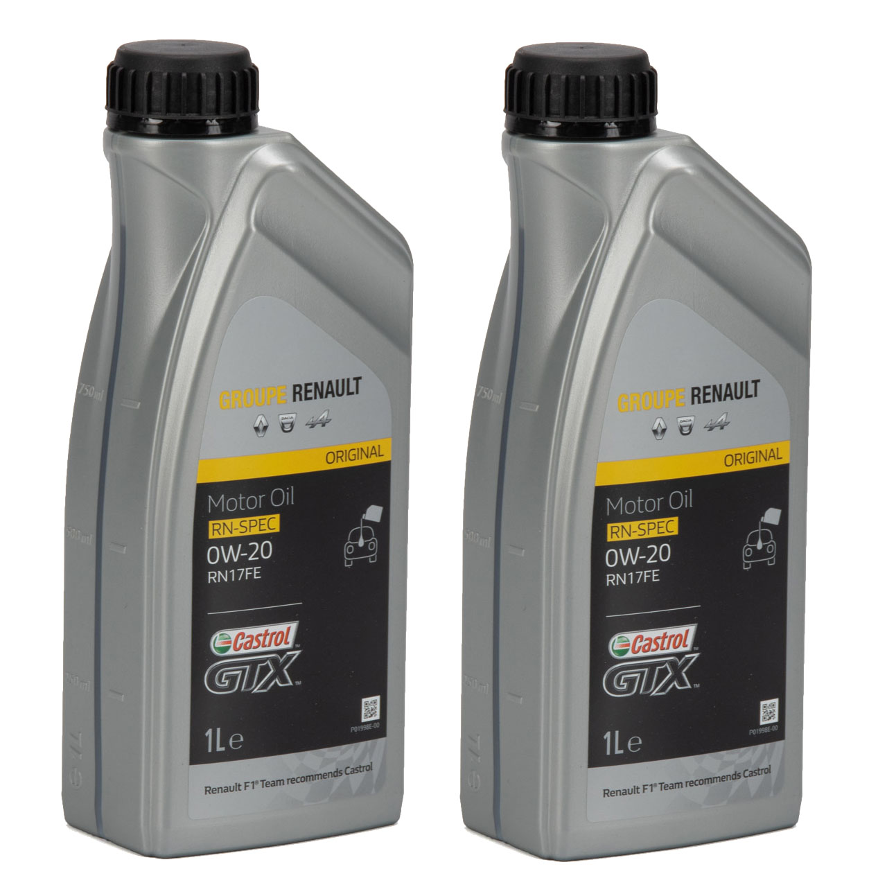 2L 2 Liter CASTROL Motoröl Öl GTX RN-SPEC 0W-20 0W20 für Renault RN17FE