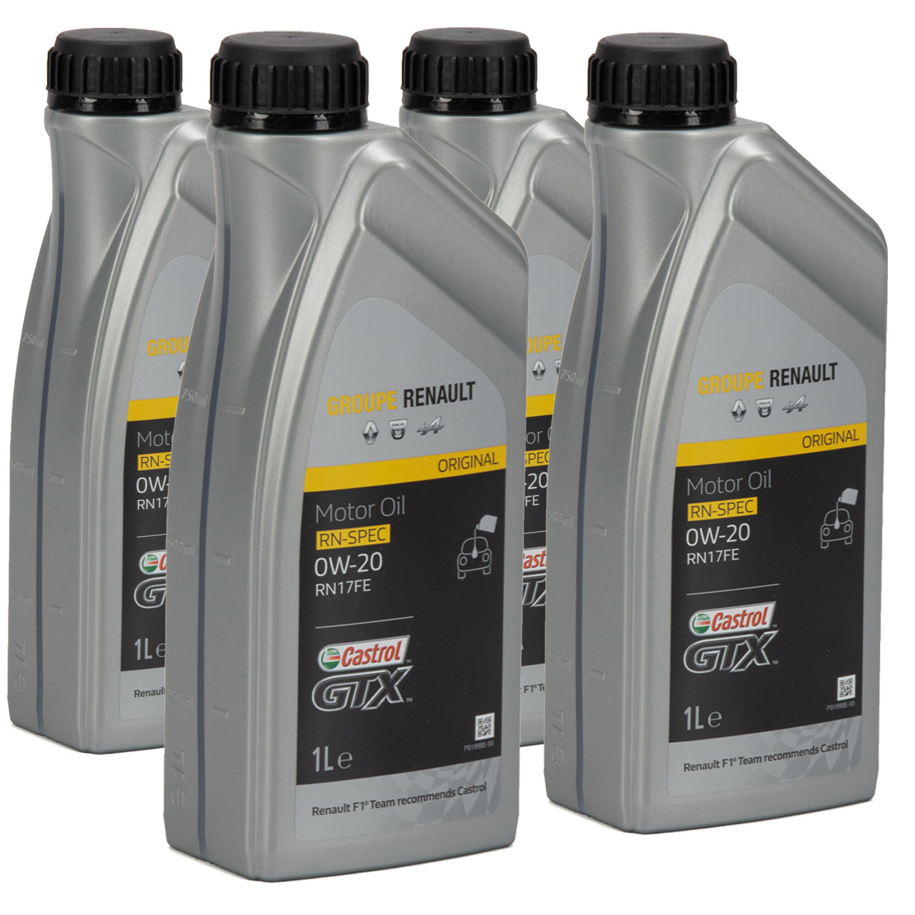 4L 4 Liter CASTROL Motoröl Öl GTX RN-SPEC 0W-20 0W20 für Renault RN17FE
