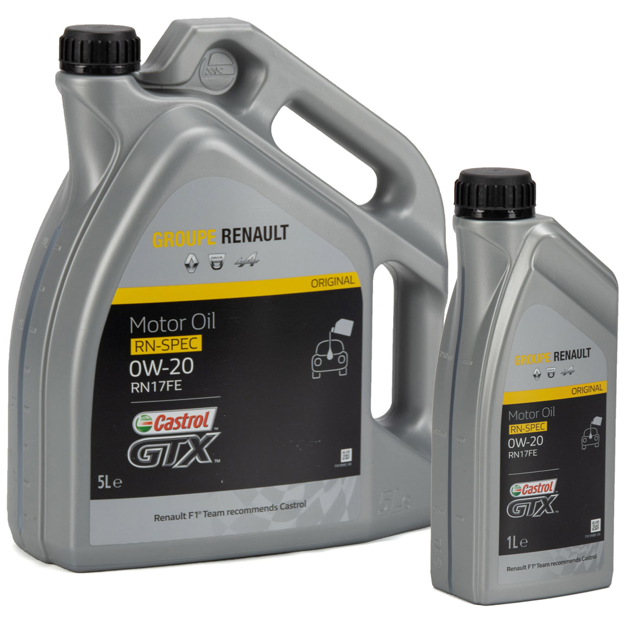 6L 6 Liter CASTROL Motoröl Öl GTX RN-SPEC 0W-20 0W20 für Renault RN17FE