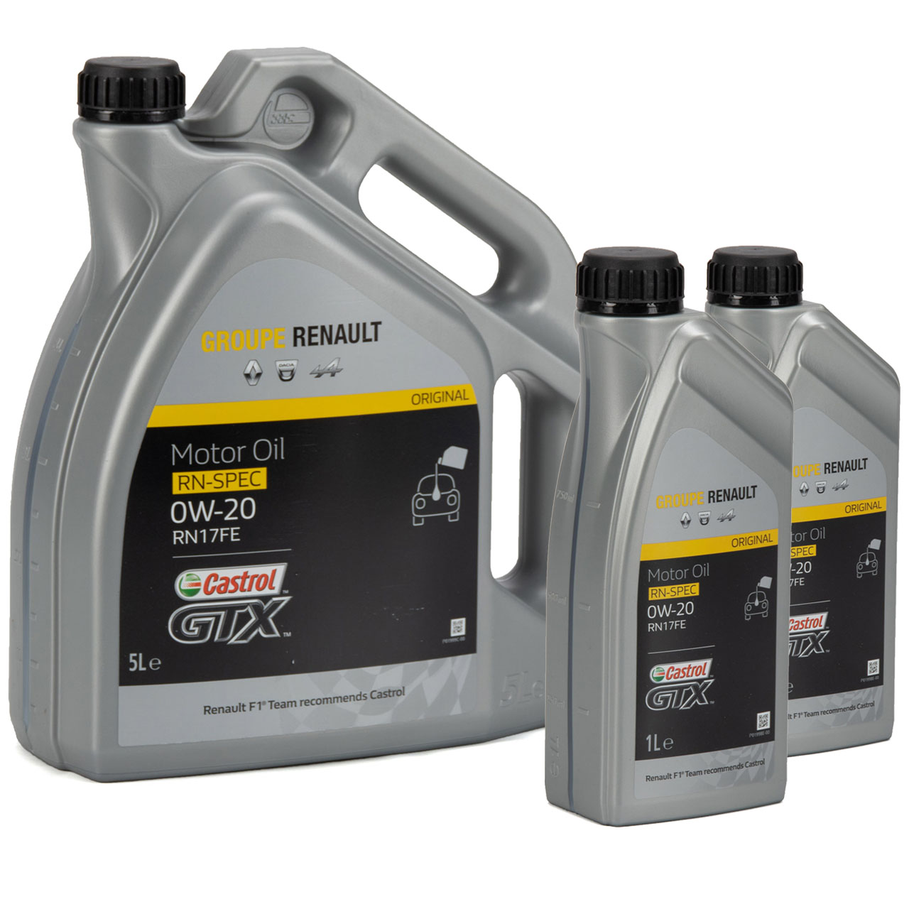 7L 7 Liter CASTROL Motoröl Öl GTX RN-SPEC 0W-20 0W20 für Renault RN17FE