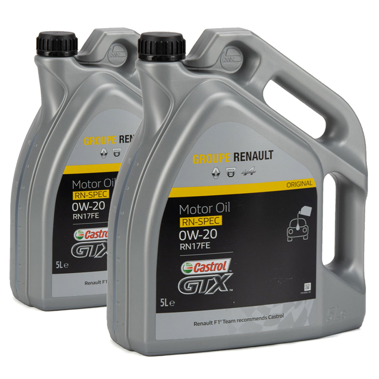 10L 10 Liter CASTROL Motoröl Öl GTX RN-SPEC 0W-20 0W20 für Renault RN17FE