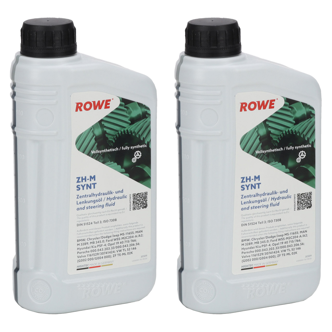 2L 2 Liter ROWE ZH-M SYNT Hochleistungs-Hydrauliköl Lenkungsöl DIN 51524 Teil 3 ISO 7308