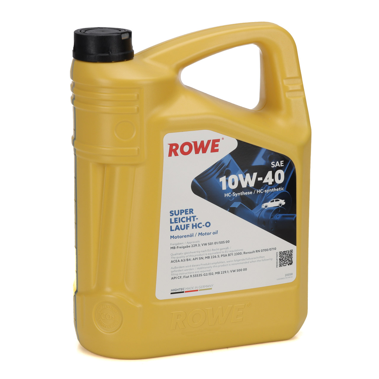 5L 5 Liter ROWE SUPER LEICHTLAUF HC-O 10W-40 10W40 Motoröl Öl MB 