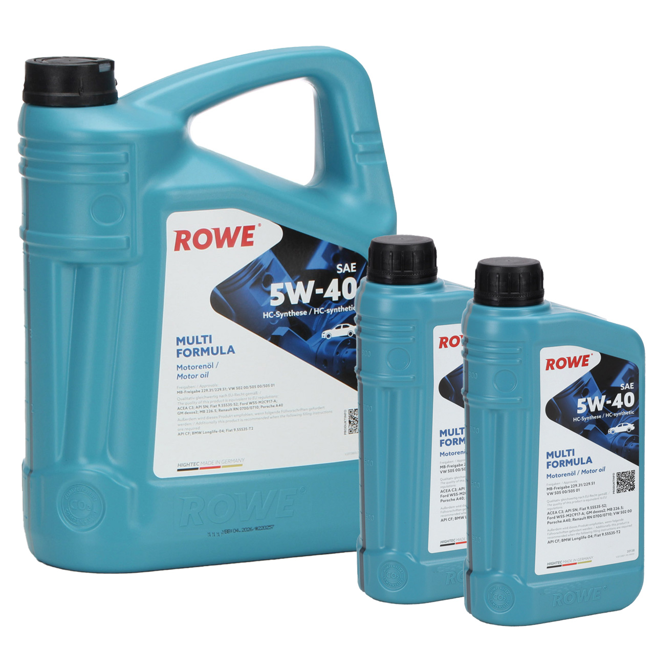 4-Takt Motorradöl ROWE HIGHTEC FORMULA SAE 20W-50 Motorenöl | 5 Liter | Für Motorräder 5 Liter Motorradöl JASO MA2