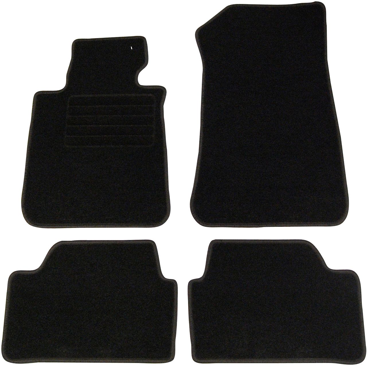 SCHÖNEK Veloursmatten Textilmatten Fußmatten Automatten BMW 1er E87 5-Türer 4-teilig