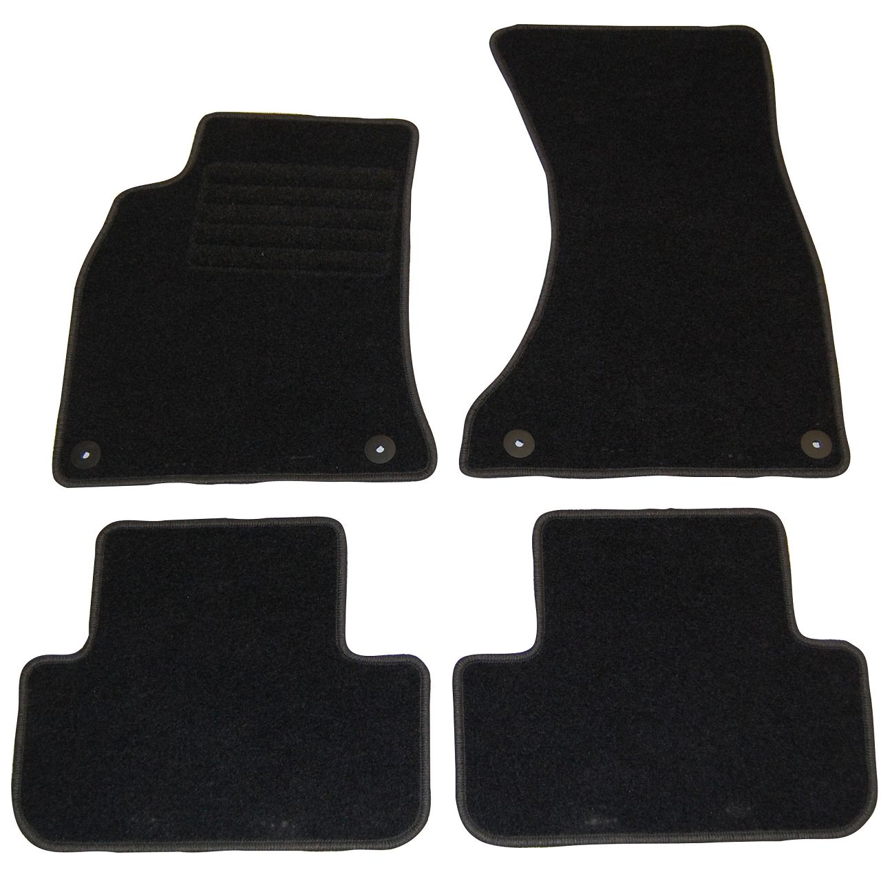 SCHÖNEK Veloursmatten Textilmatten Fußmatten AUDI A4 S4 RS4 B8 bis 10.2015 4-teilig