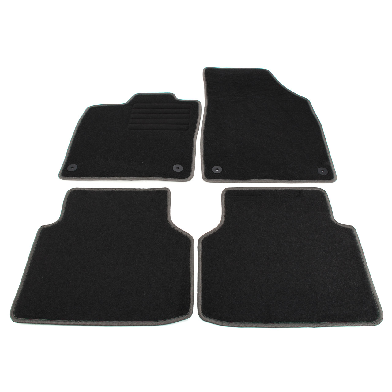 SCHÖNEK Veloursmatten Textilmatten Fußmatten AUDI Q4 e-tron Sportback (F4N) 4-teilig