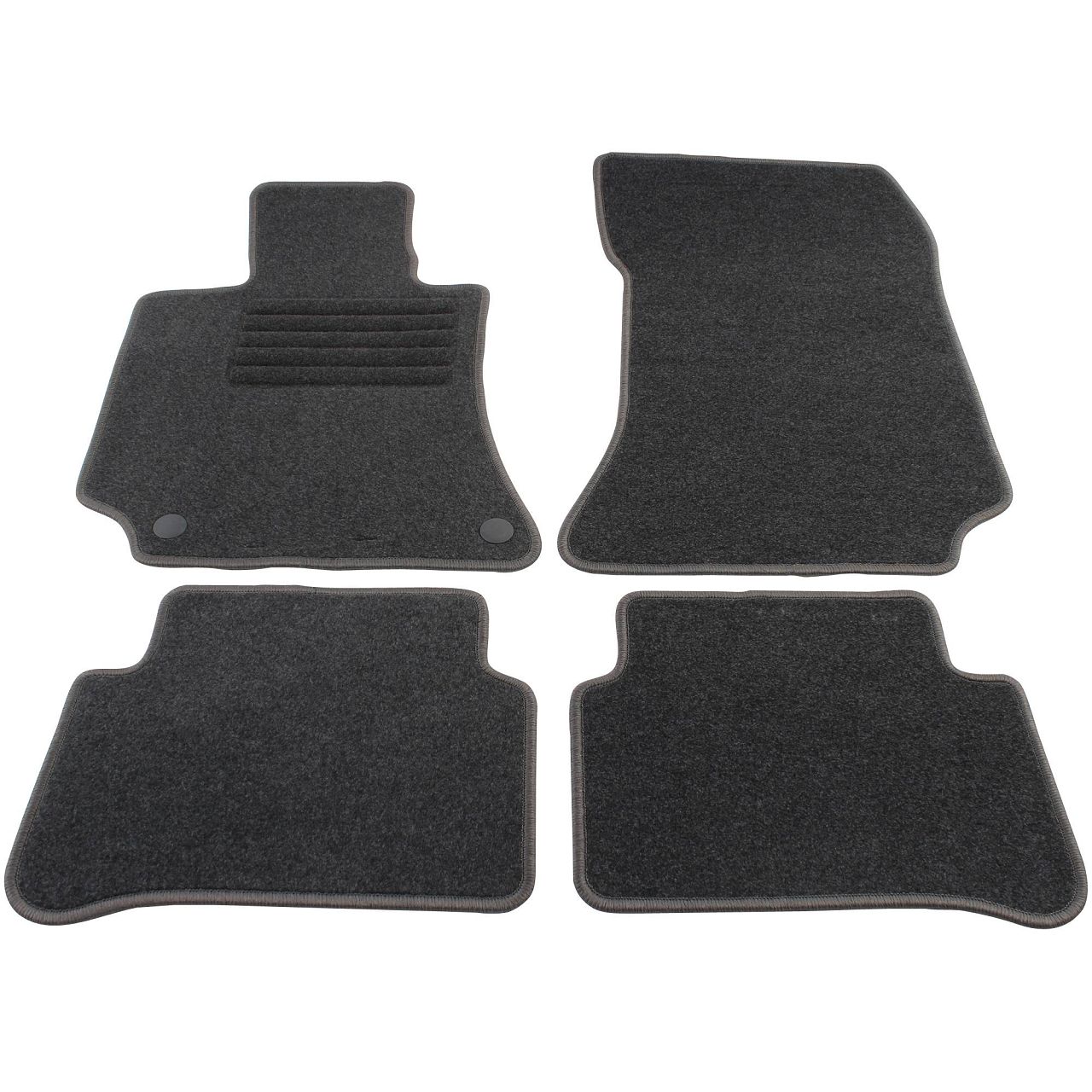 SCHÖNEK Veloursmatten Textilmatten Fußmatten MERCEDS E-Klasse W212 S212 4-teilig