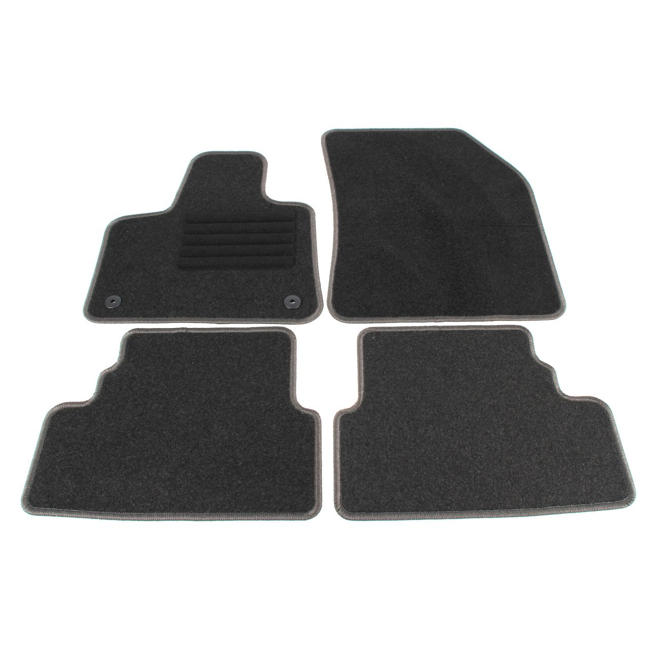 SCHÖNEK Veloursmatten Textilmatten Fußmatten für OPEL GRANDLAND X 4-tlg