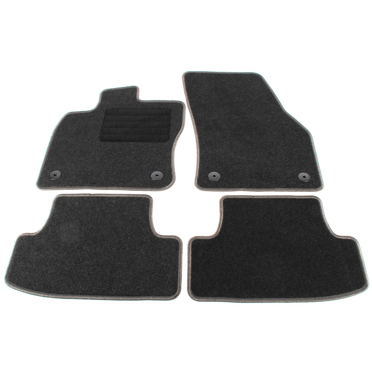 SCHÖNEK Veloursmatten Textilmatten Fußmatten Automatten VW T-Roc A11 4-teilig