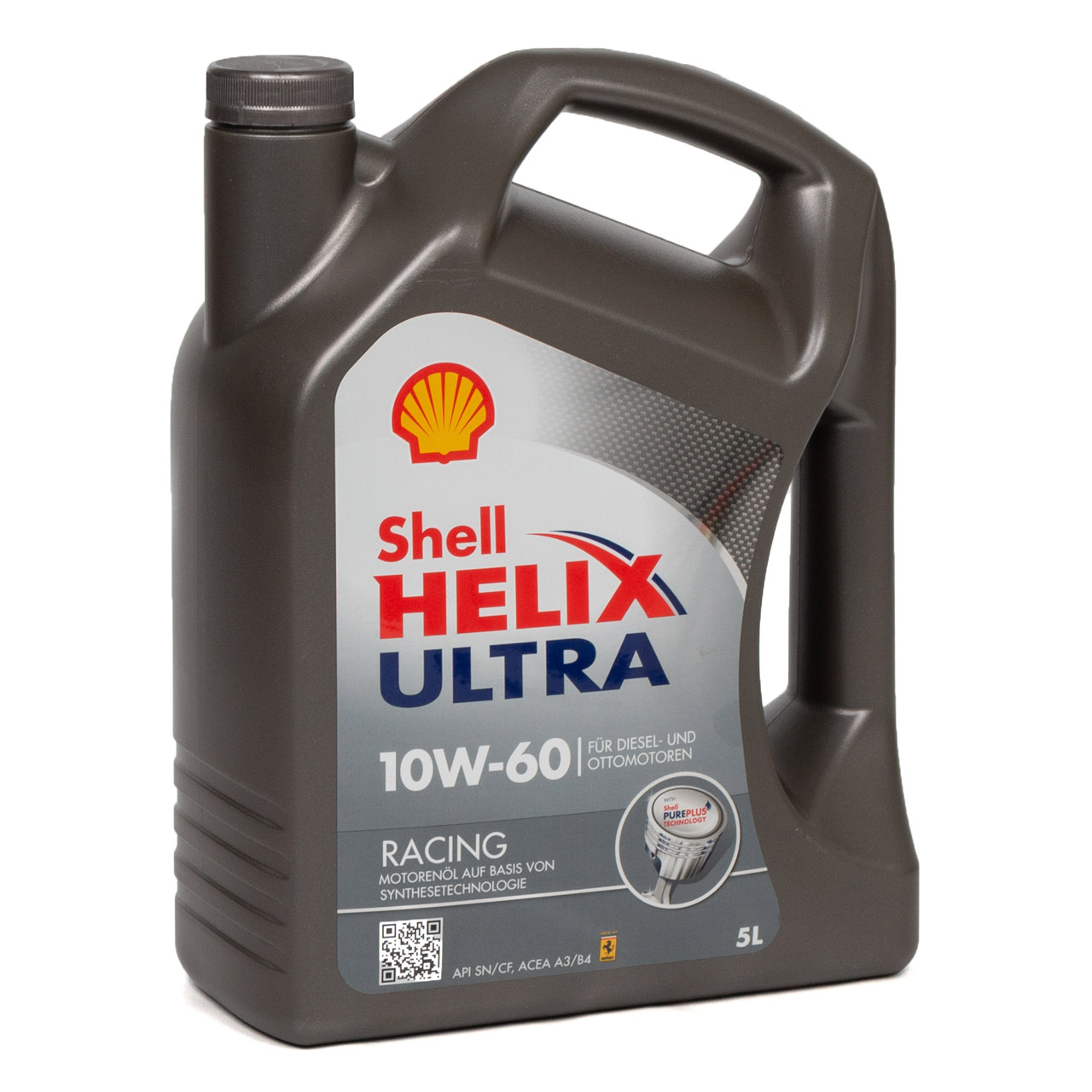 10L SHELL Motoröl Öl HELIX ULTRA RACING 10W60 API SN ACEA A3/B3 A3/B4 Ferrari