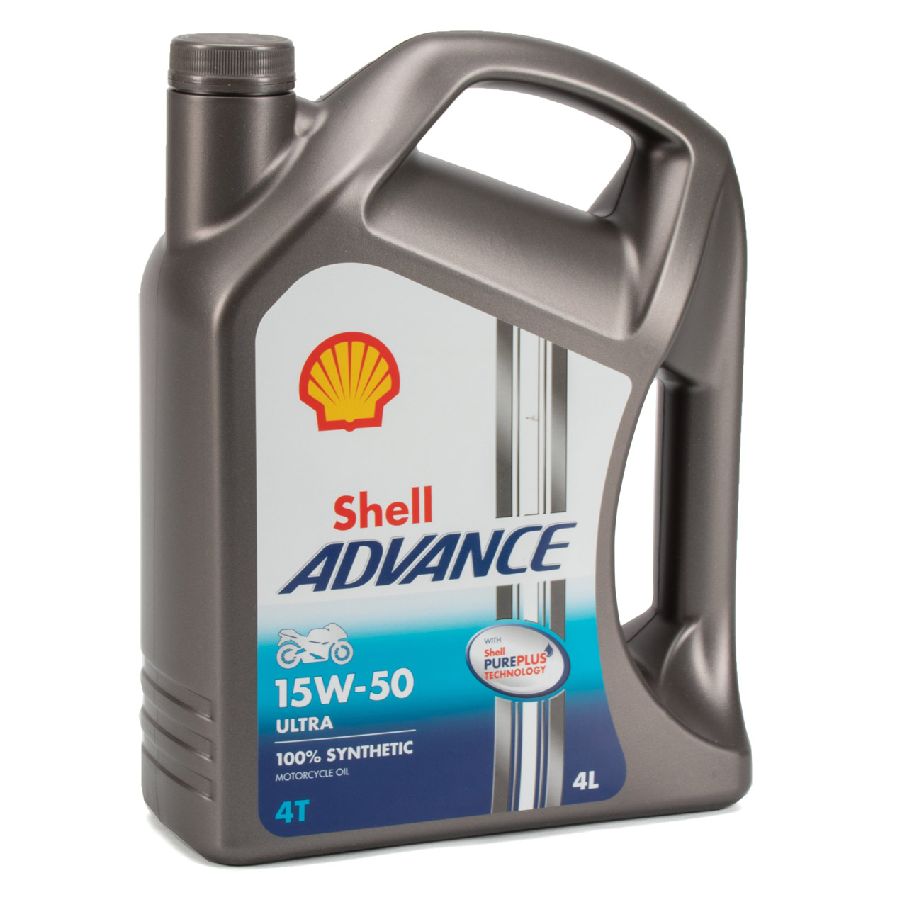 SHELL Motoröl Öl ADVANCE ULTRA 4T 4-TAKT 15W-50 API SN JASO MA-2 - 4L 4 Liter