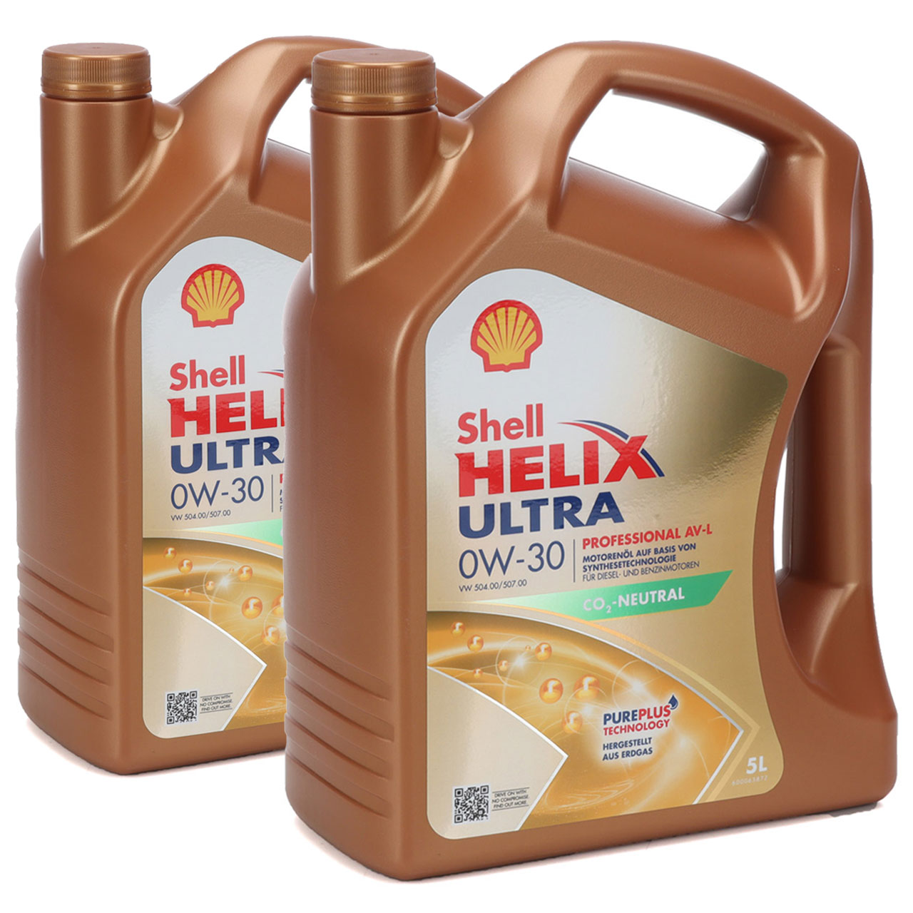 10L 10 Liter SHELL Motoröl Öl HELIX ULTRA Professional AV-L 0W30 VW 504.00/507.00
