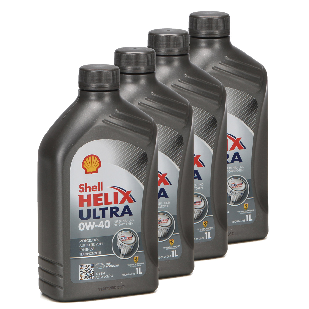 4x 1 Liter SHELL HELIX ULTRA 0W-40 Motoröl Öl MB 229.5/226.5 VW 502.00/505.00