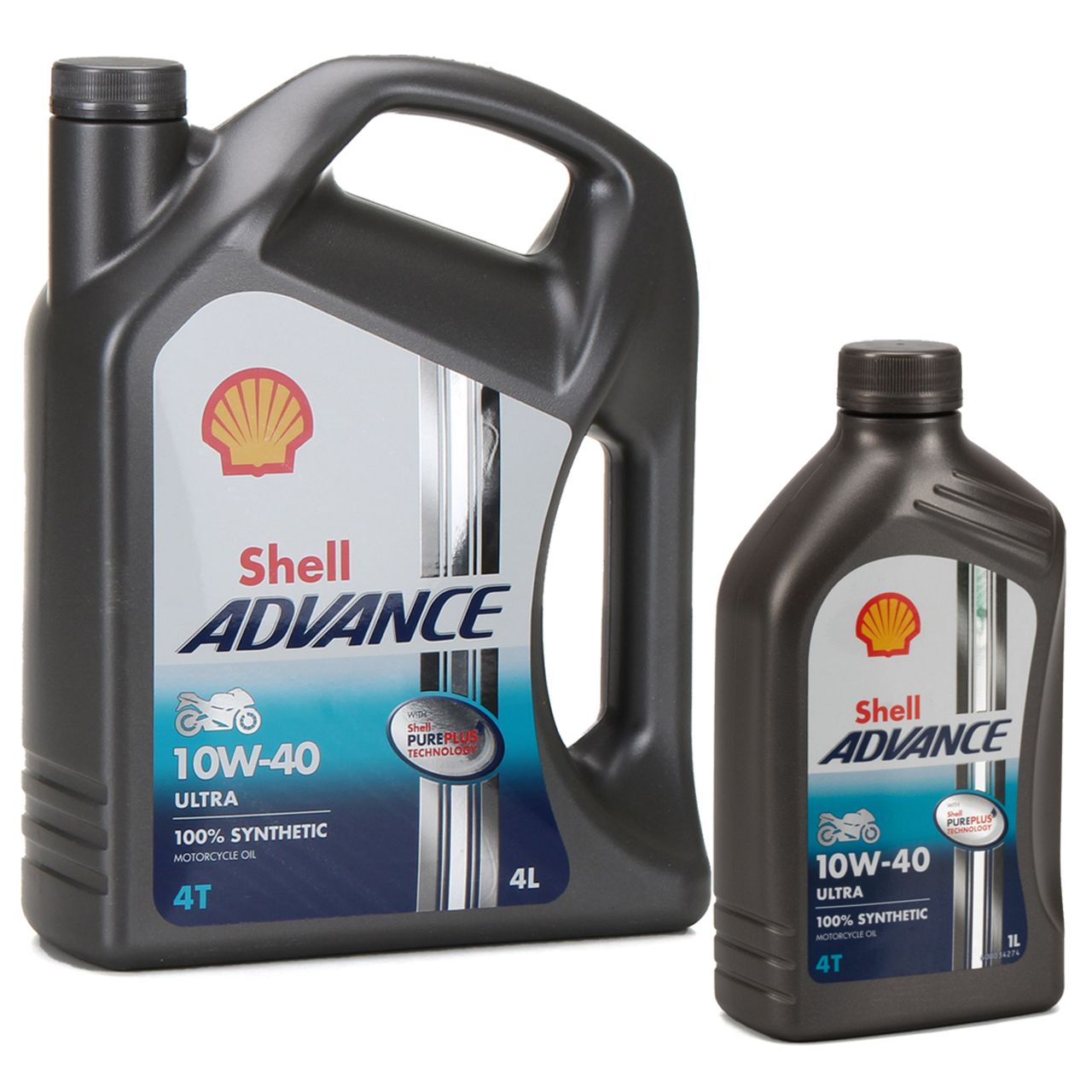 5L 5 Liter SHELL Motoröl Öl ADVANCE ULTRA 4T 4-TAKT 10W-40 API SN JASO MA-2  