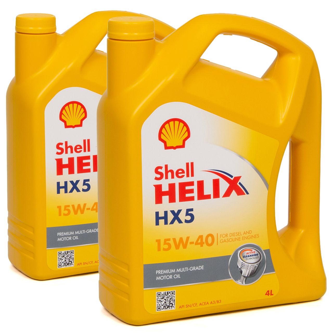 8L 8 Liter SHELL Motoröl Öl HELIX HX5 15W-40 15W40 API SN/CF ACEA A3/B3