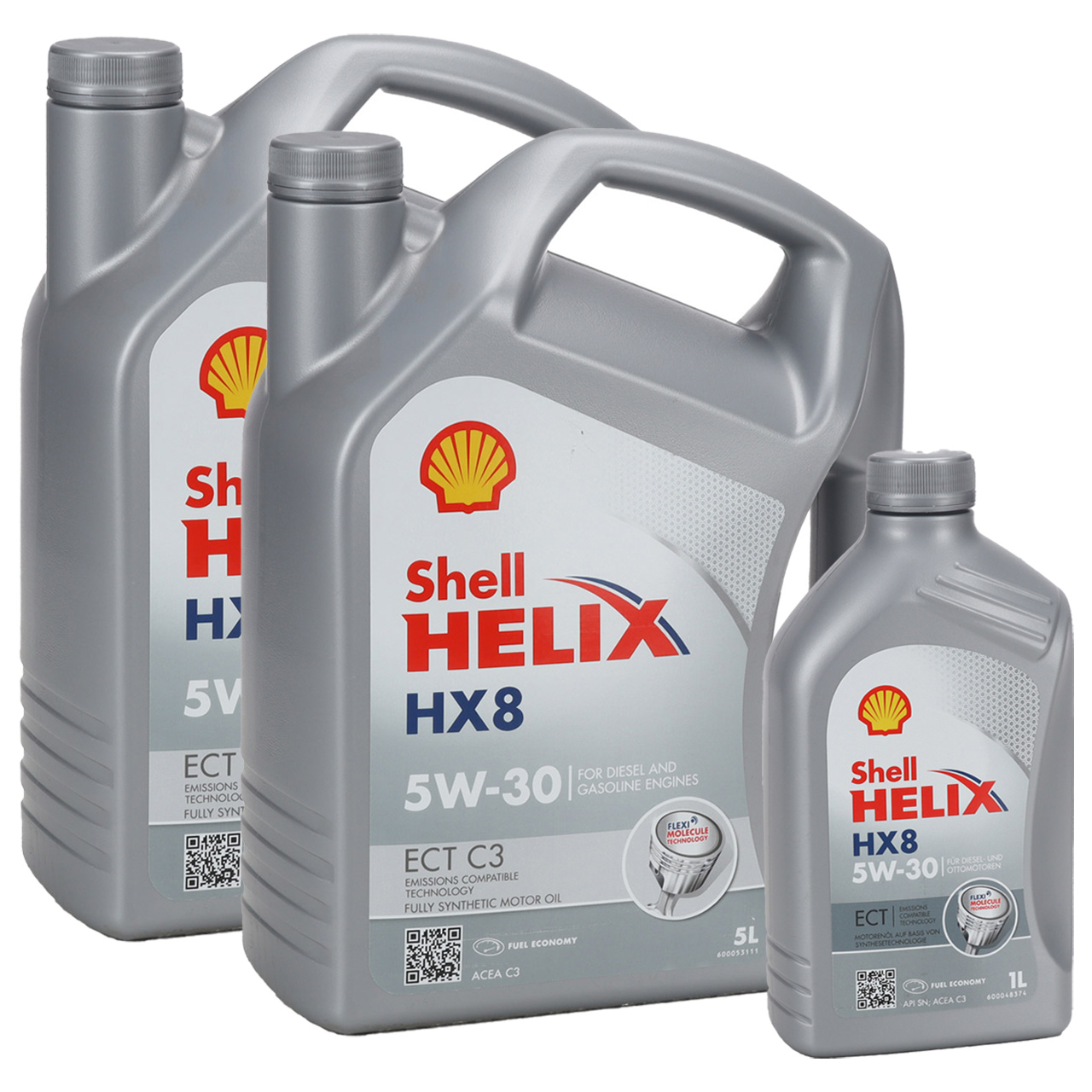 11L 11 Liter SHELL HELIX HX8 5W30 ECT C3 Motoröl Öl BMW LL-04 MB 229.31/51 VW 504/507.00