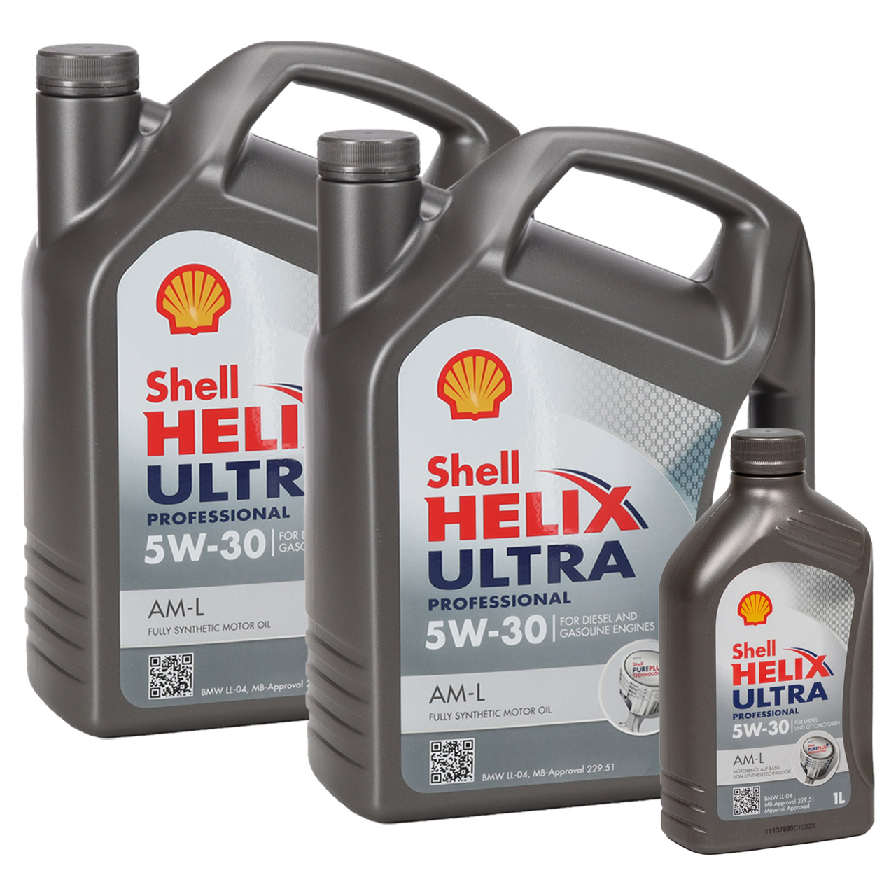 11L 11 Liter SHELL Motoröl Öl HELIX ULTRA Professional AM-L 5W30 für BMW LL-04