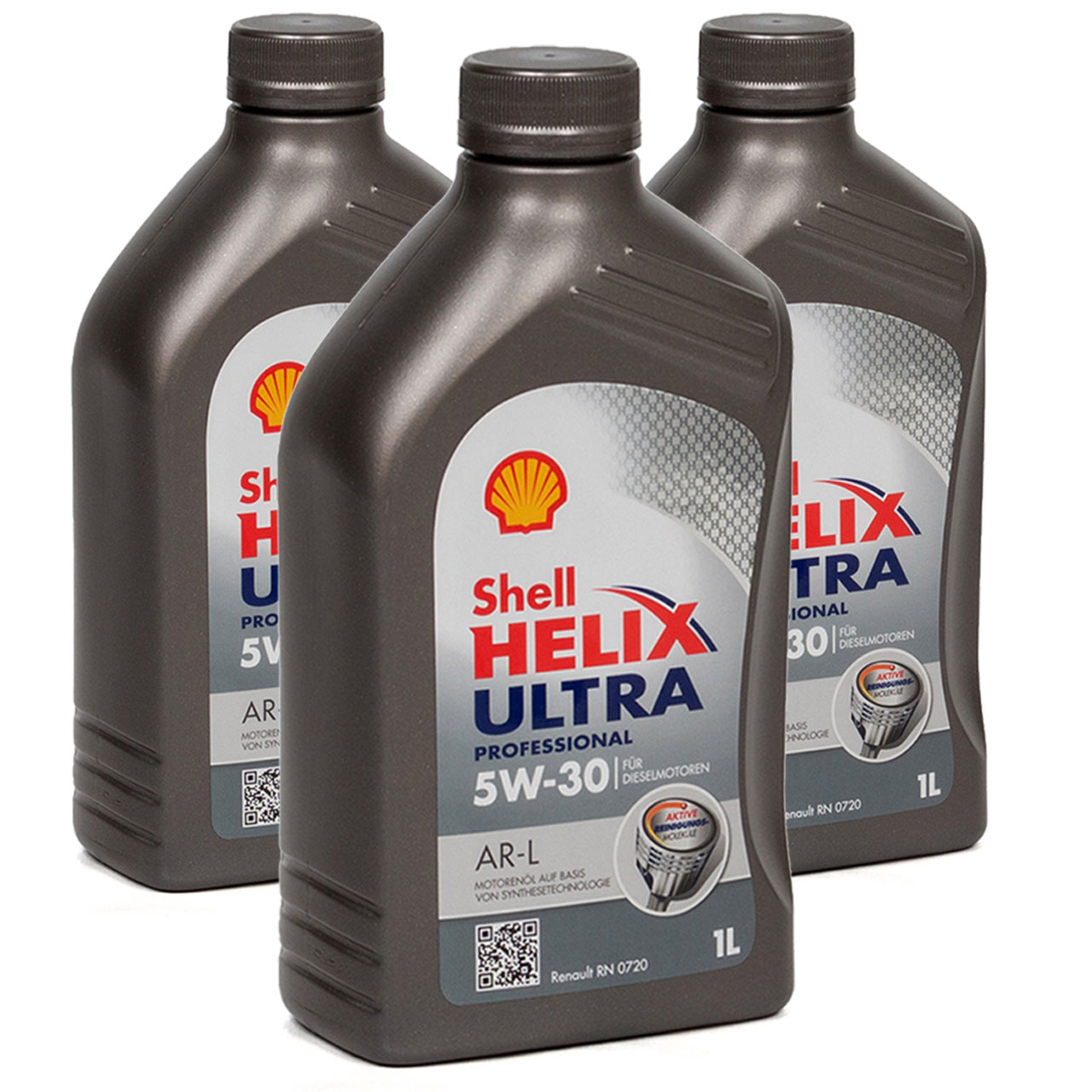 3L 3 Liter SHELL Motoröl Öl HELIX ULTRA Professional AR-L 5W30 Renault RN0720