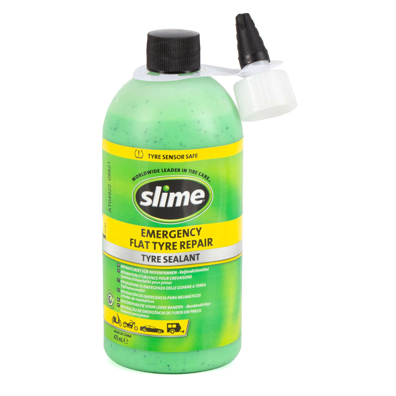 SLIME 500404 Reifendichtmittel Reifendichtgel Ersatzflasche Nachfüllflasche 473ml