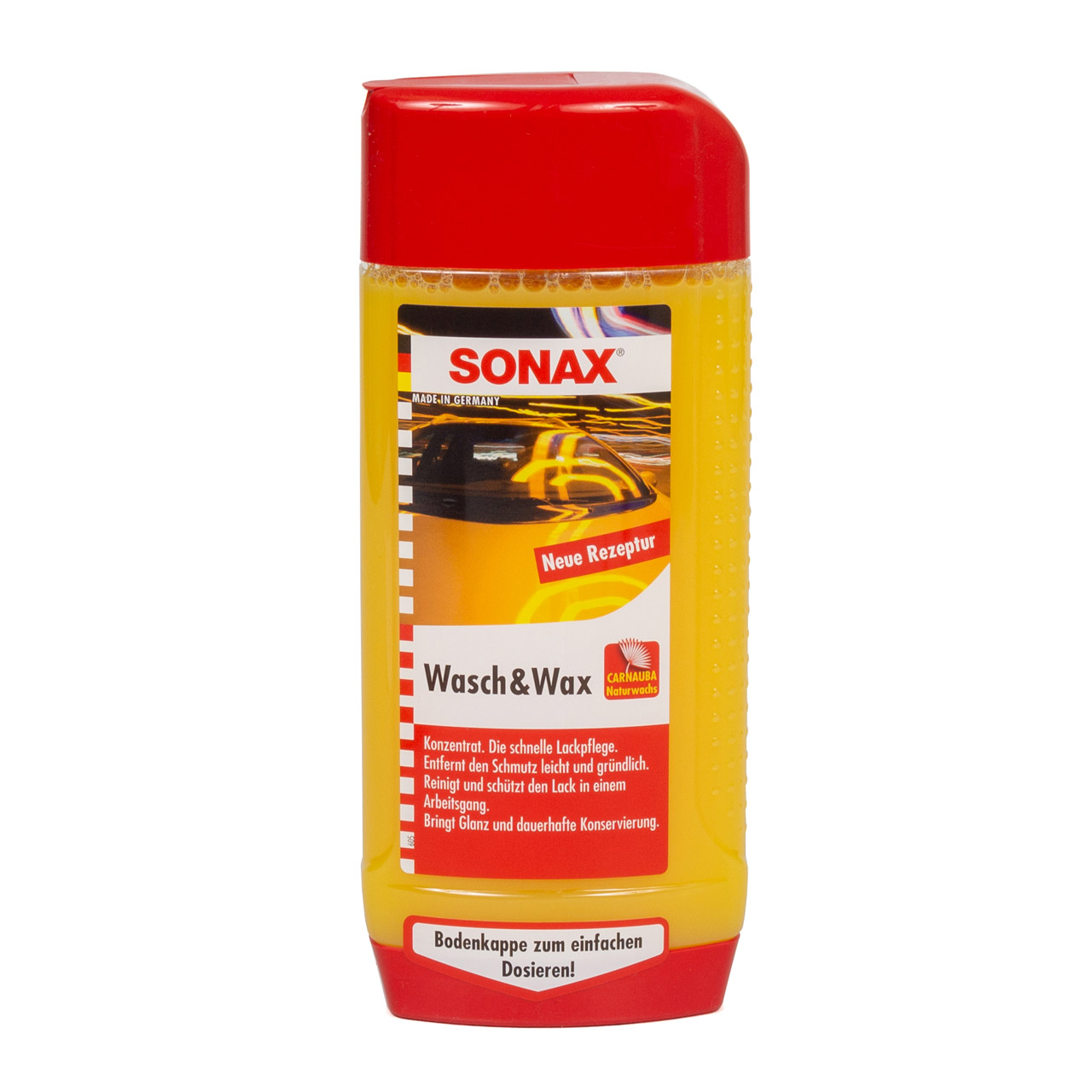 SONAX 313200 Konservierungswachs WASCH & WAX Konzentrat 500ML