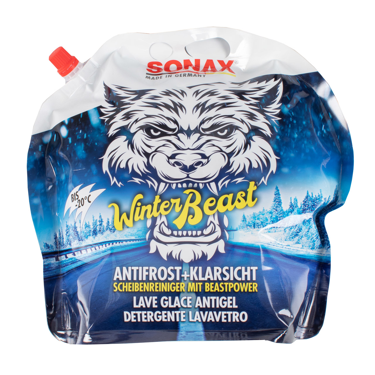 6L 6 Liter SONAX 01354410 WinterBeast Scheiben Frostschutz ANTIFROST Konzentrat -20°C