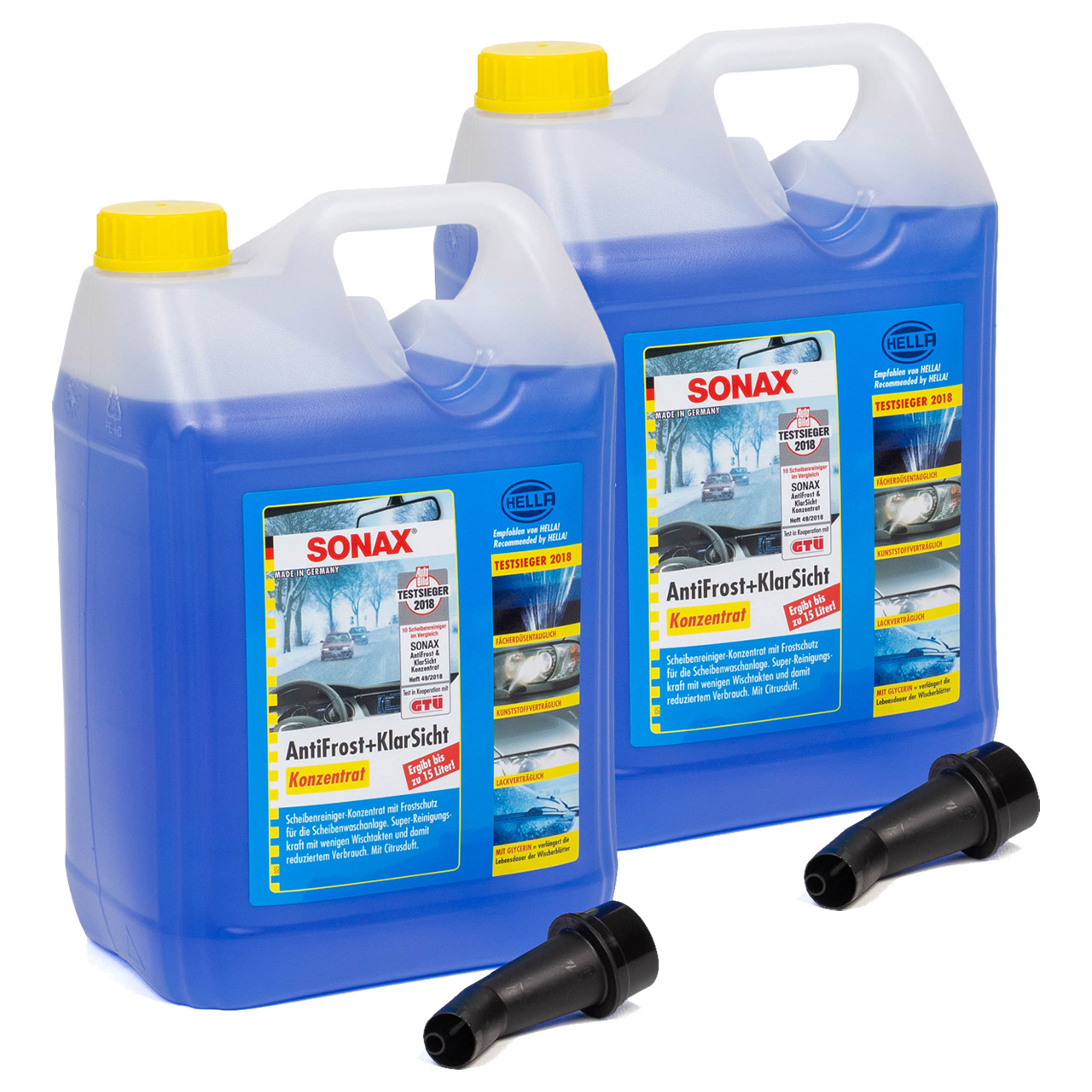 10 Liter SONAX 332505 Scheiben Frostschutz ANTIFROST & KLARSICHT Konzentrat