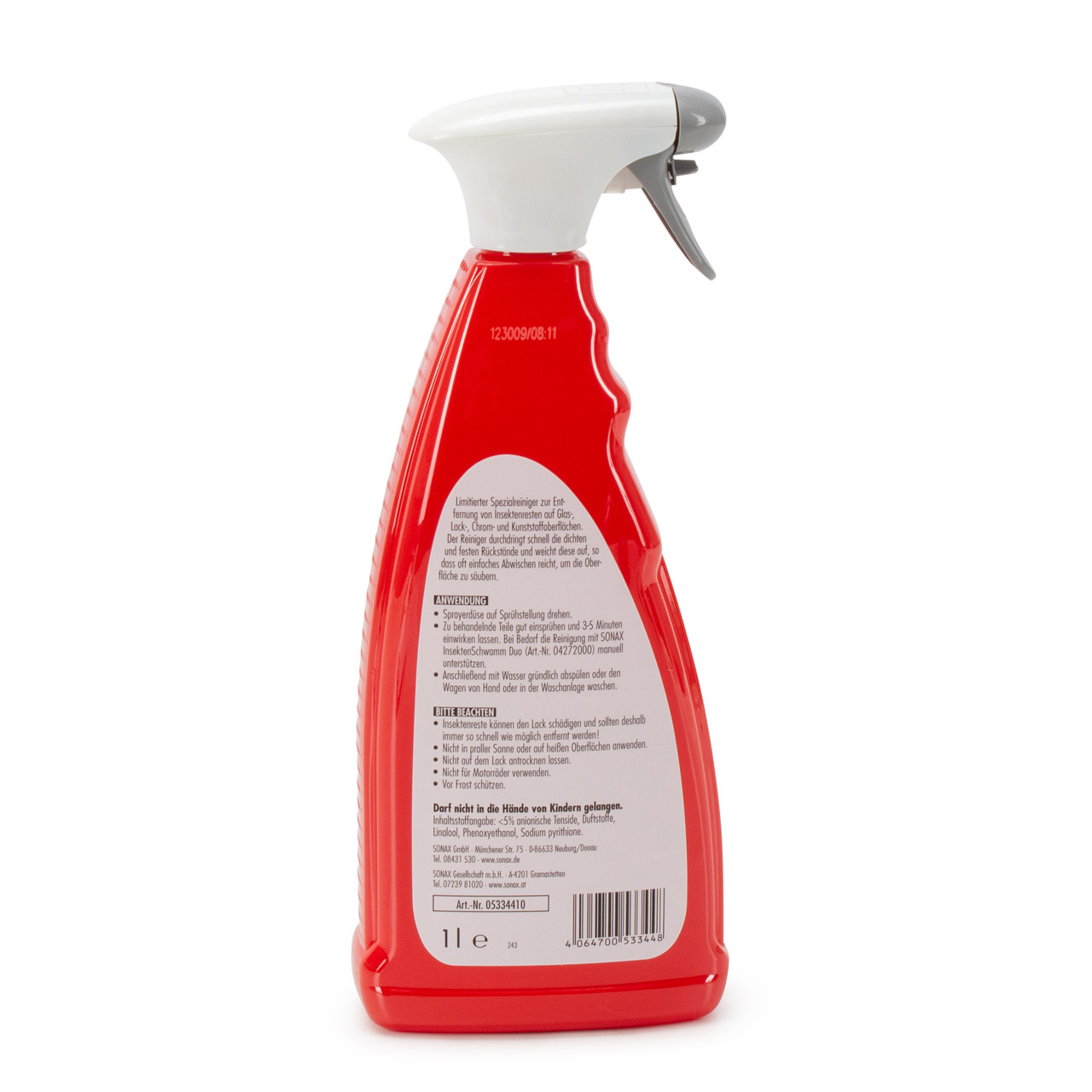 SONAX 05334410 Insektenentferner Reiniger Spezialreiniger Spray Limited Edition 1L 1 Liter