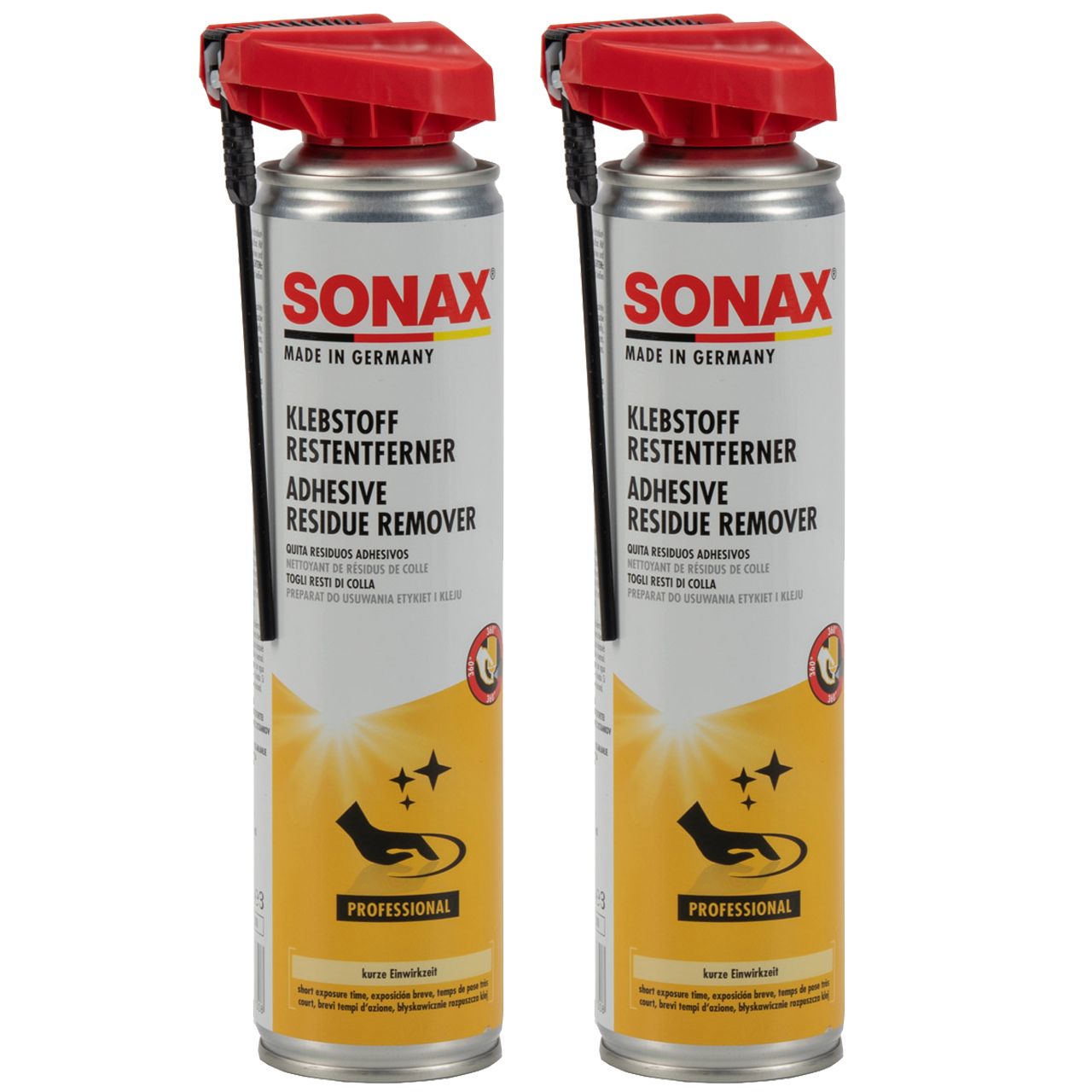 2x 400ml SONAX 47730 Klebstoff-Restentferner Klebstoffentferner mit EasySpray