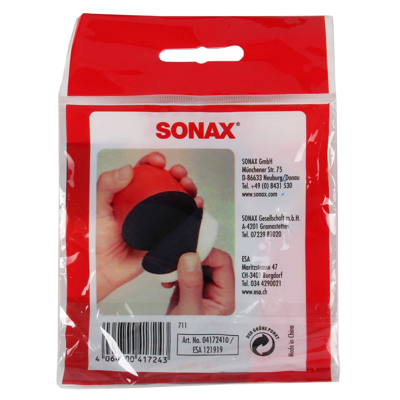 SONAX 417241 Ersatzschwamm für P-BALL Polierball Polierschwamm Polier Ball